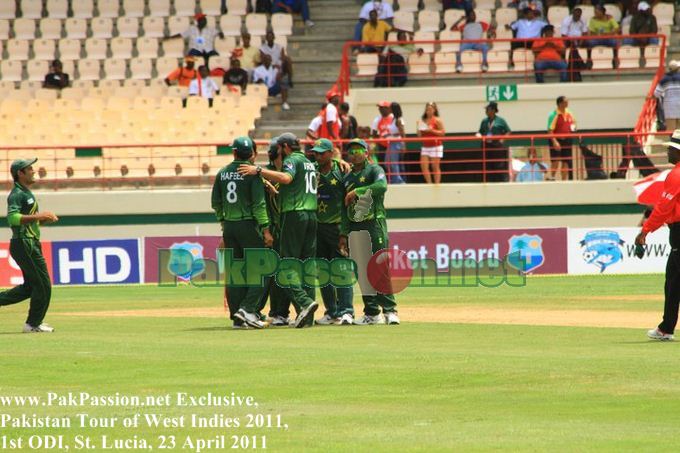 West Indies vs Pakistan | 1st ODI | St. Lucia | 23 April 2011