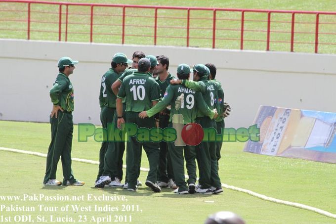 West Indies vs Pakistan | 1st ODI | St. Lucia | 23 April 2011