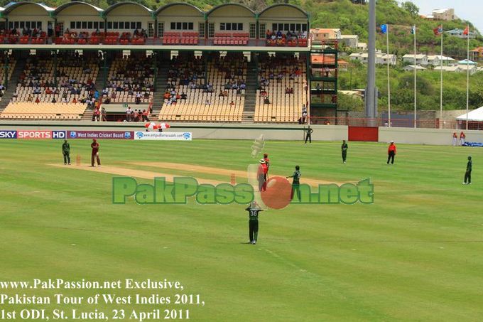 West Indies vs Pakistan | 1st ODI | St. Lucia | 23 April 2011