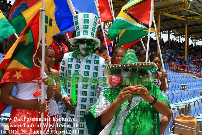 West Indies vs Pakistan | 1st ODI | St. Lucia | 23 April 2011