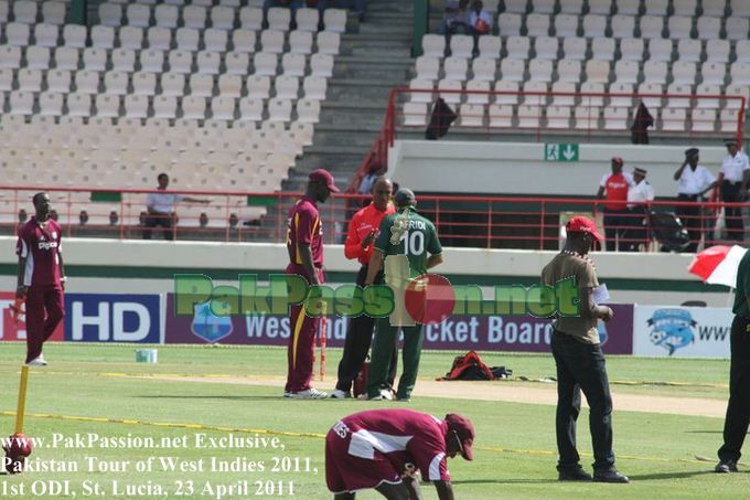 West Indies vs Pakistan | 1st ODI | St. Lucia | 23 April 2011