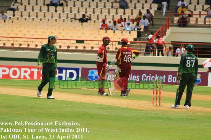 West Indies vs Pakistan | 1st ODI | St. Lucia | 23 April 2011