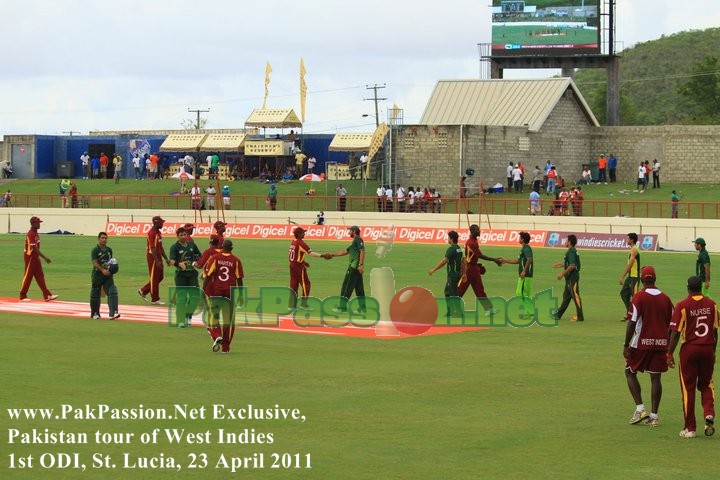 West Indies vs Pakistan | 1st ODI | St. Lucia | 23 April 2011