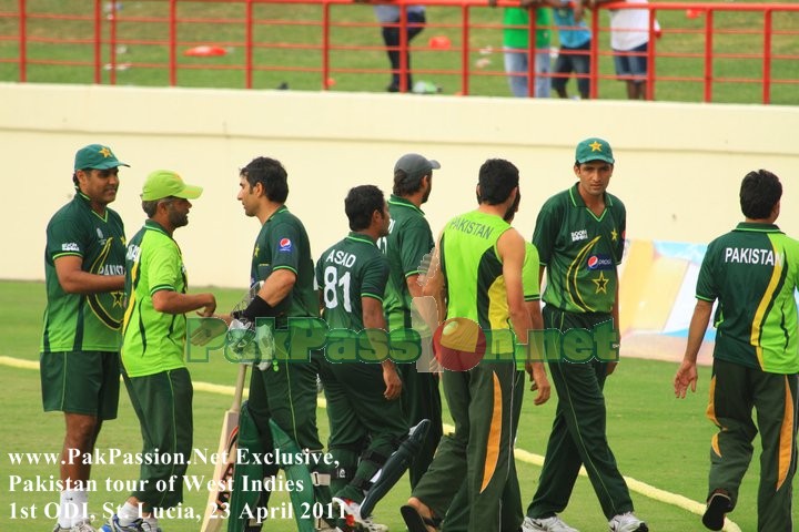 West Indies vs Pakistan | 1st ODI | St. Lucia | 23 April 2011