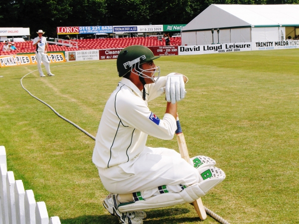 Younis Khan getting ready to Bat