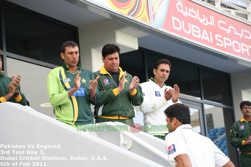 Younus Khan, Mohsin Khan and Abdur Rehman