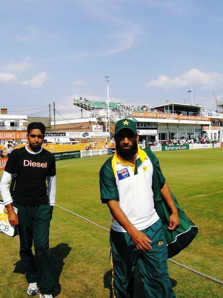 Yousuf Poses for the Camera