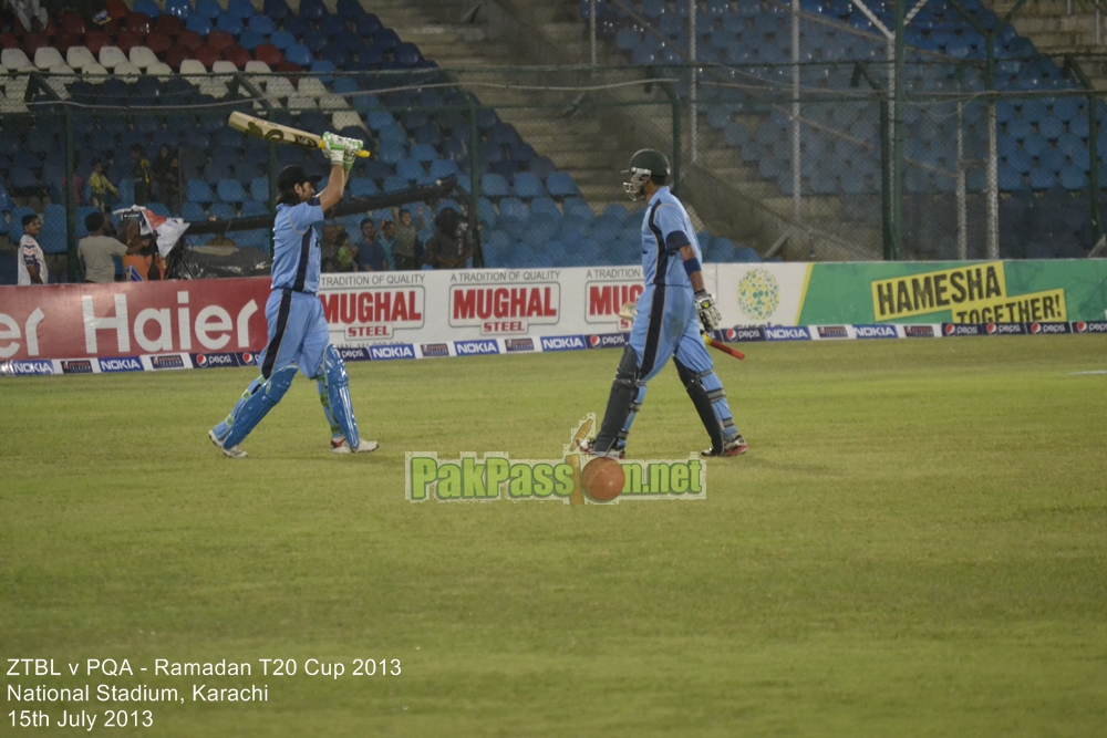 ZTBL vs PQA - Ramadan T20 Cup 2013