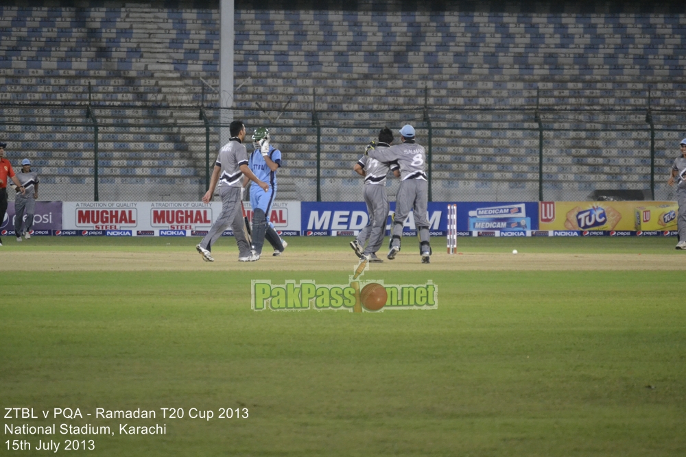 ZTBL vs PQA - Ramadan T20 Cup 2013