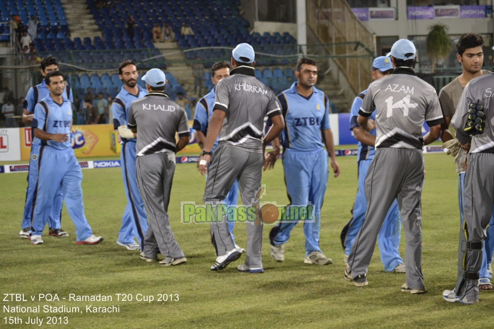 ZTBL vs PQA - Ramadan T20 Cup 2013