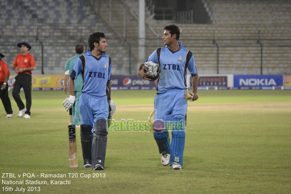 ZTBL vs PQA - Ramadan T20 Cup 2013