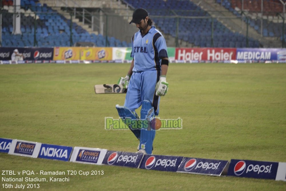 ZTBL vs PQA - Ramadan T20 Cup 2013