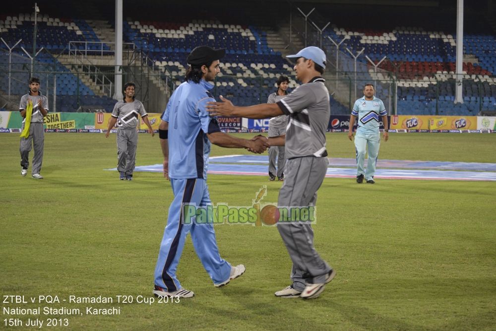 ZTBL vs PQA - Ramadan T20 Cup 2013