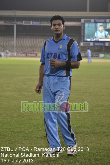 ZTBL vs PQA - Ramadan T20 Cup 2013