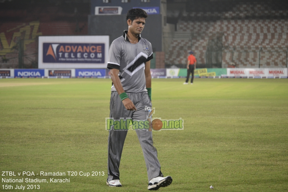 ZTBL vs PQA - Ramadan T20 Cup 2013