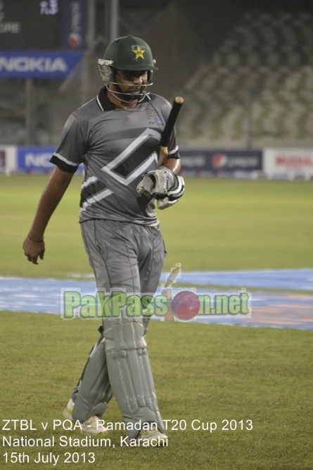 ZTBL vs PQA - Ramadan T20 Cup 2013