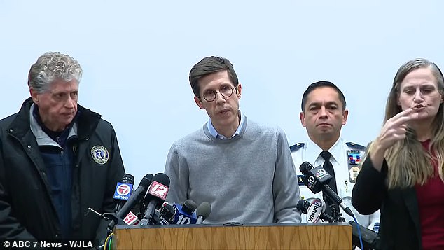 Rhode Island Mayor Brett Smiley and Attorney General of Rhode Island Peter Neronha brief the media that they are releasing one person of interest following a deadly mass shooting at Brown University.