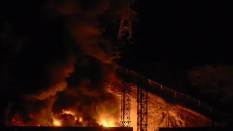 AFP via Getty Images Fuerte Tiuna, one of Venezuela's largest military bases was hit