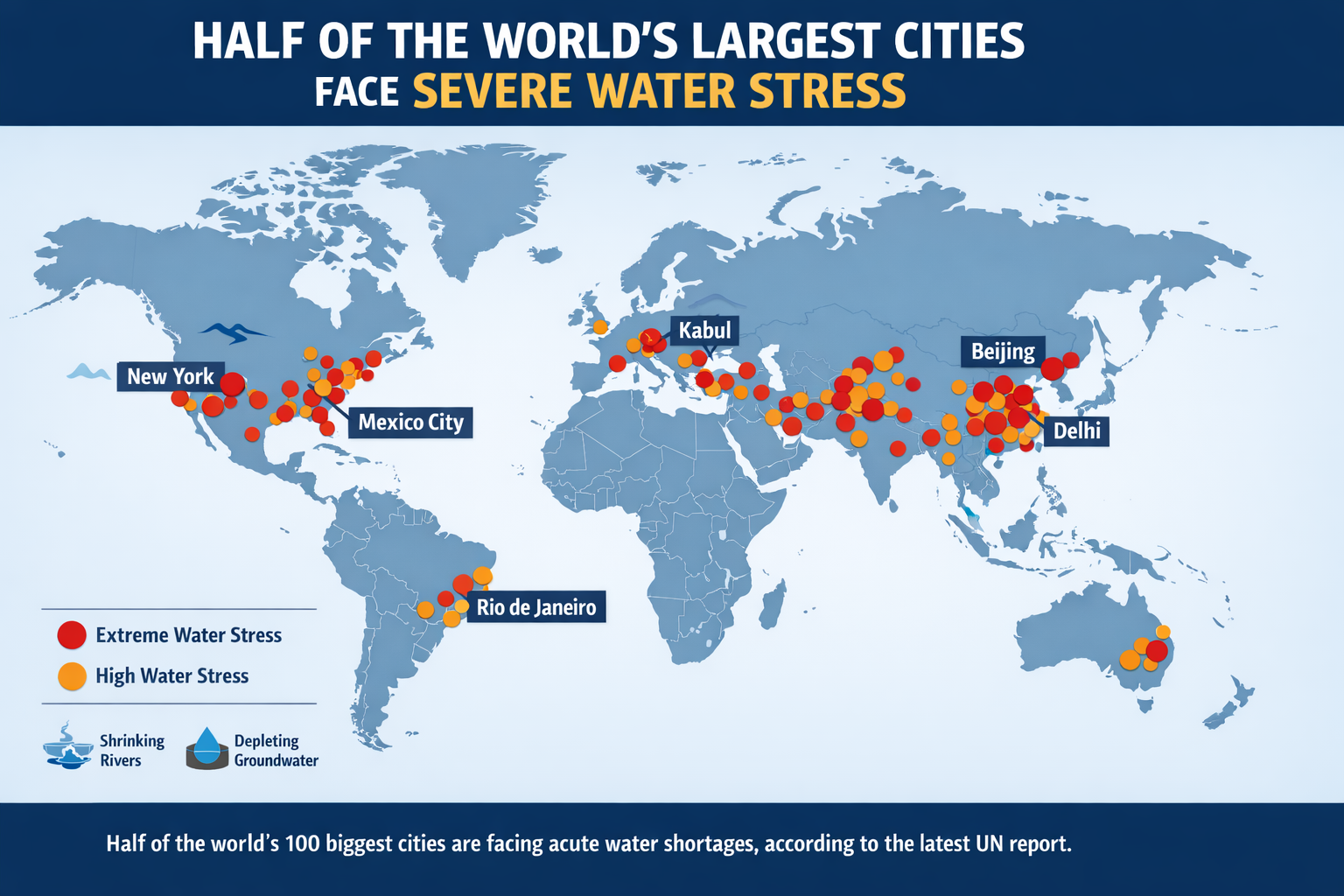 India’s Most Water-Stressed Cities: Where Do They Rank Globally?